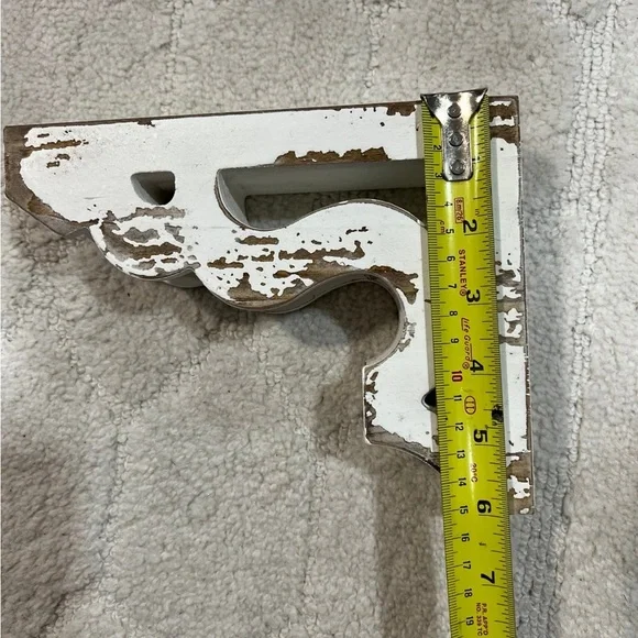 Art Décor Distressed Wood Wall Corbel 2-piece Set . - Picture 6 of 9